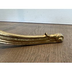 Neoclassical Brass and Wood Gentleman's Valet Stand, French Work, Circa 1940