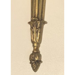 Important Pair of Bronze Wall Sconces in the Louis XVI Style, French Work, Circa 1880