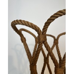 Porte-Parapluies en Corde par Audoux-Minet, Travail Français, Vers 1970