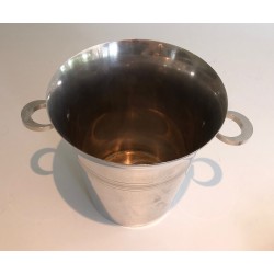 Art Deco Silver Plated Champagne Bucket, Stamped French Work, Circa 1930