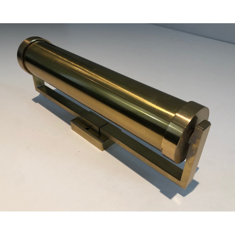 Set of Four Removable Brass Wall Sconces in the Style of Maison Perzel, French Work, Circa 1940