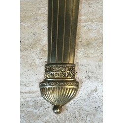 Pair of Empire Style Bronze Wall Lights, Quiver Model