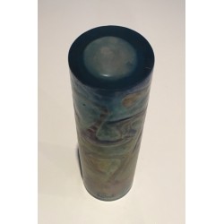 Iridescent Glass Roller Vase by Loetz, Austrian Work, Circa 1900