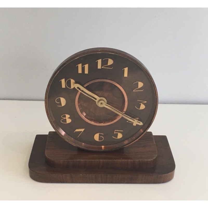 Horloge de Table Art Déco, Travail Français, Vers 1930