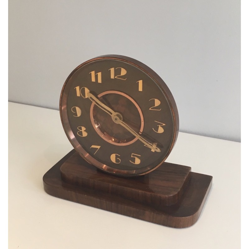 Art Deco Table Clock, French Work, Circa 1930