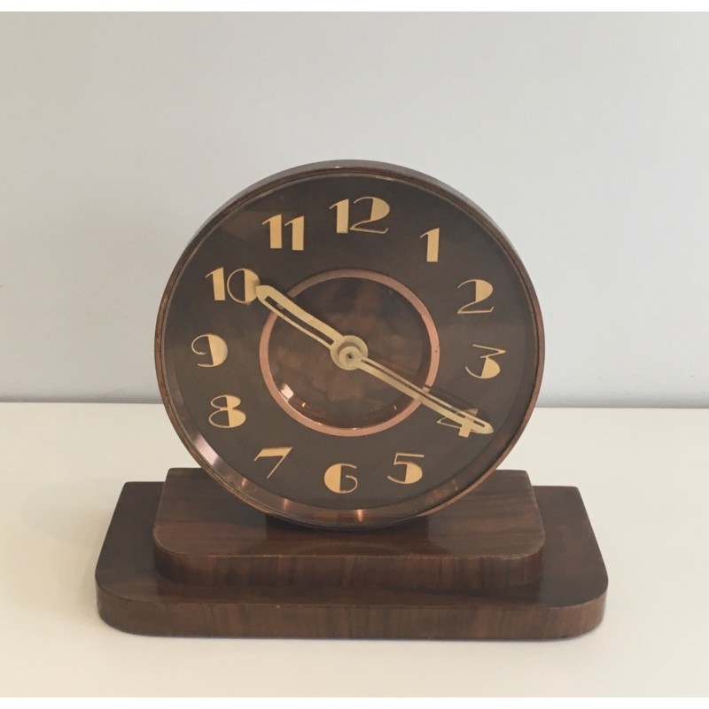 Art Deco Table Clock, French Work, Circa 1930