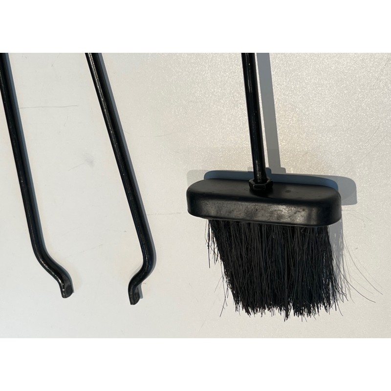 Nécessaire de Feu Design Moderniste en Métal Laqué, Travail Français, Vers 1970