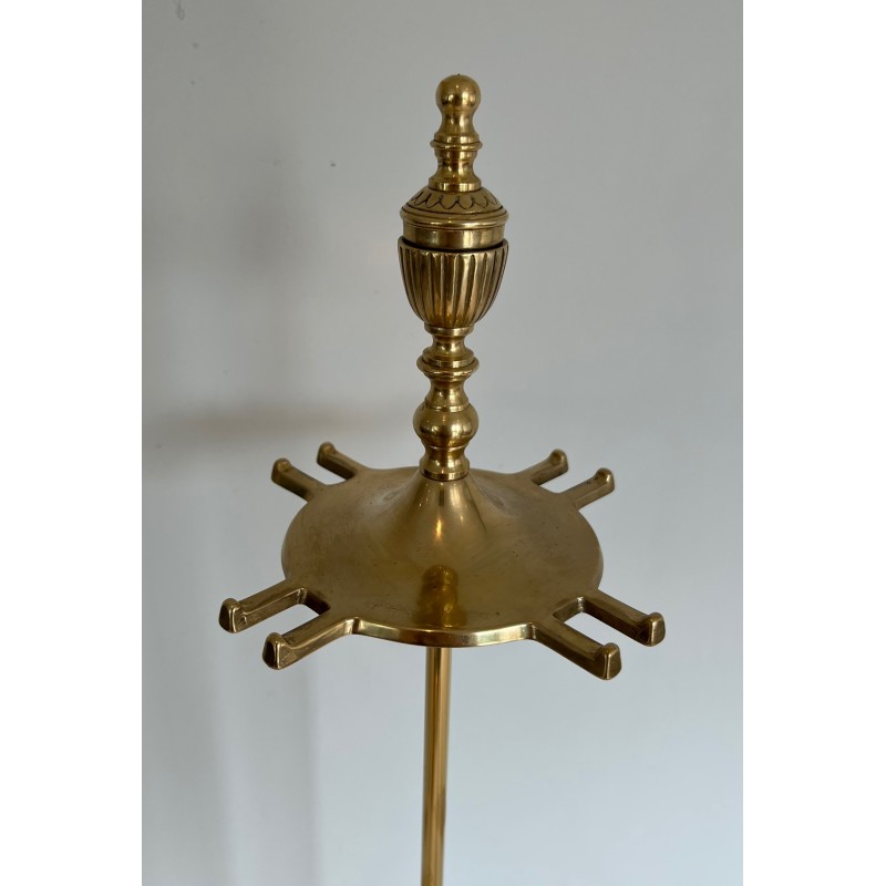 Nécessaire de Feu de Style Néoclassique en Laiton, Travail Français, Vers 1940