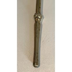 Neoclassical Style Brass Fireplace Tools Set, French Work, Circa 1940