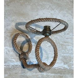 Paire d'appliques en Corde d'Audoux Minet