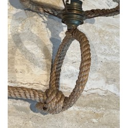 Paire d'appliques en Corde d'Audoux Minet