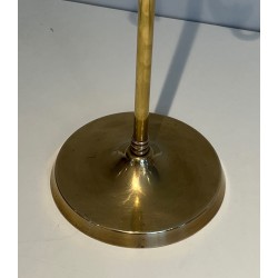 Nécessaire de Feu en Laiton de Style Néoclassique, Travail Français, Vers 1970