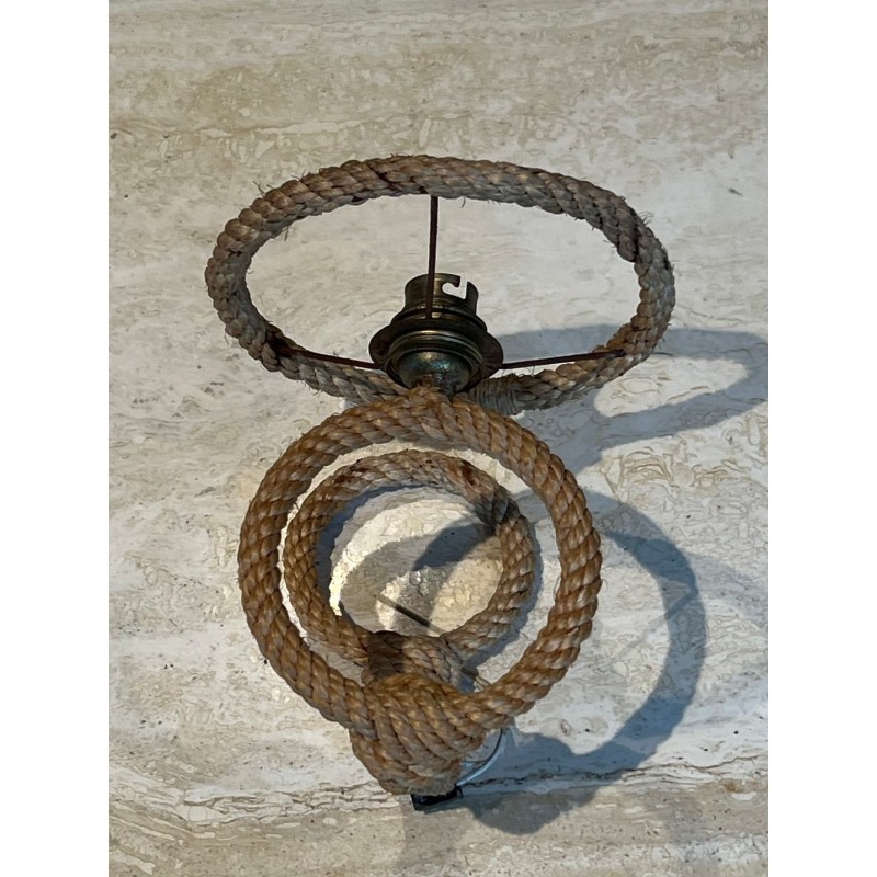 Pair of Rope Wall Sconces by Audoux & Minet | French Work, circa 1950