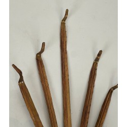 Paire d'Appliques Dorées aux Épis de Blé dans le Goût de Chanel | Travail Français, vers 1970