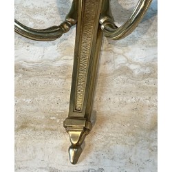 Pair of Louis XVI Style Bronze Wall Lights | French Work, circa 1900