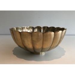 Brass Vide-Poche Decorative Bowl, French Work, circa 1970