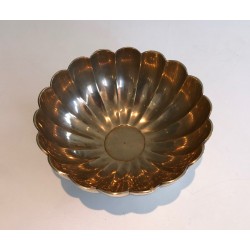 Brass Vide-Poche Decorative Bowl, French Work, circa 1970