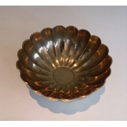 Brass Vide-Poche Decorative Bowl, French Work, circa 1970