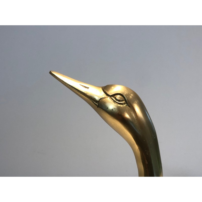 Brass Swan Vide-Poche, French Work, circa 1970