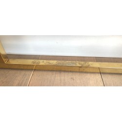 Chrome and Gilt Chrome Shelving Unit, French Work in the Style of Willy Rizzo, circa 1970