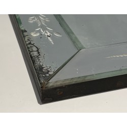 Miroir de Venise à Guirlandes de Fleurs, Travail Italien, Vers 1950
