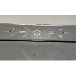 Venetian Mirror with Flower Garland Decoration, Italian Work, circa 1950