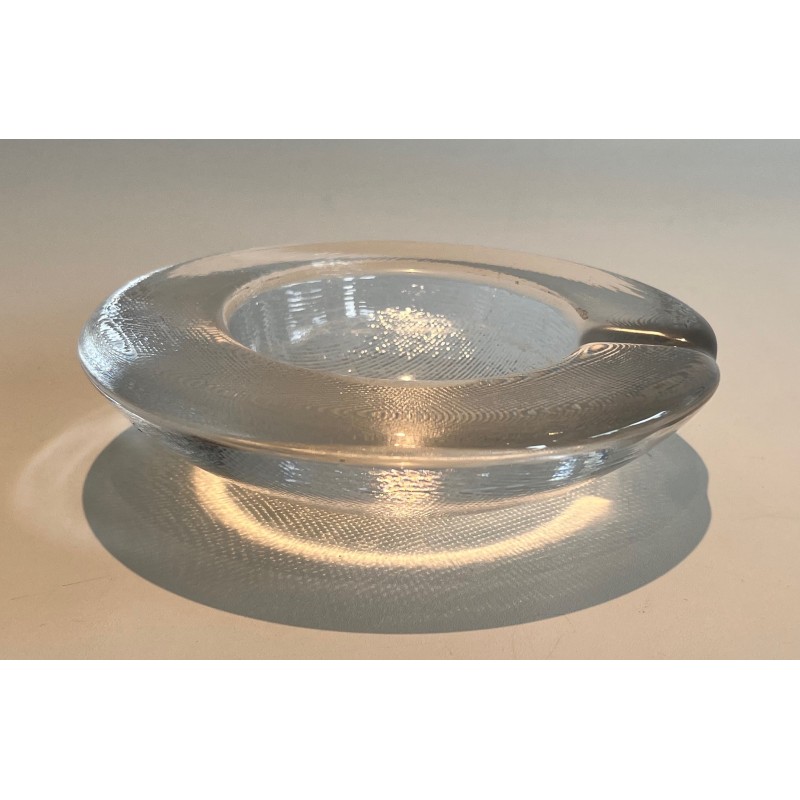 Crystal Ashtray or Vide-Poche, French or Italian Work, circa 1970