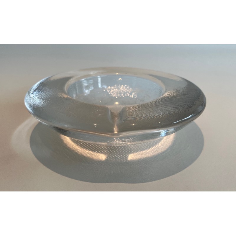 Crystal Ashtray or Vide-Poche, French or Italian Work, circa 1970