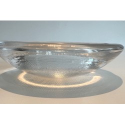 Crystal Ashtray or Vide-Poche, French or Italian Work, circa 1970