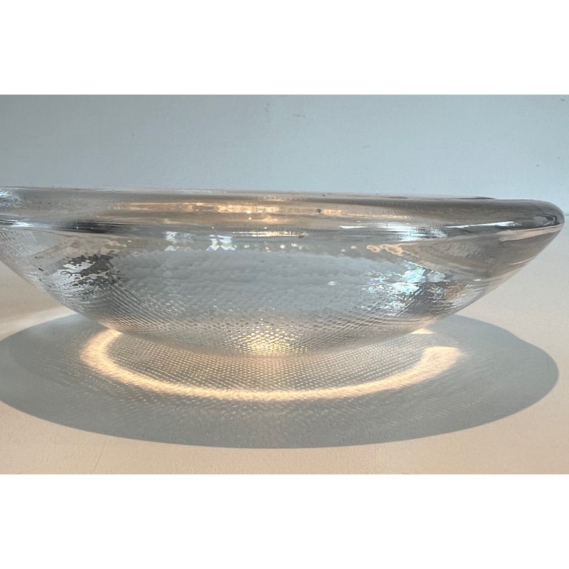 Crystal Ashtray or Vide-Poche, French or Italian Work, circa 1970
