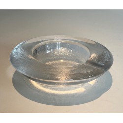 Crystal Ashtray or Vide-Poche, French or Italian Work, circa 1970