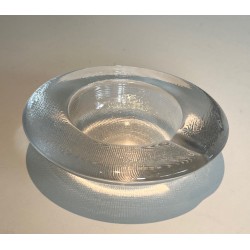 Crystal Ashtray or Vide-Poche, French or Italian Work, circa 1970