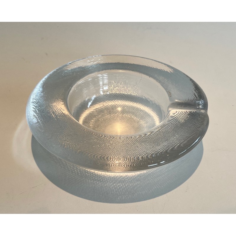 Crystal Ashtray or Vide-Poche, French or Italian Work, circa 1970