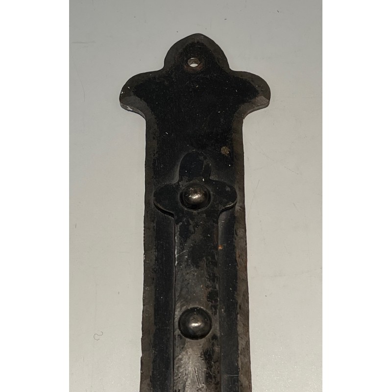 Set of Six Wrought Iron Wall Lights, French Work, circa 1950