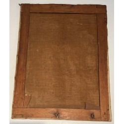 Oil on Canvas "The Woman with the Swan" by Luis Sanchez de la Peña, Spain, 1914