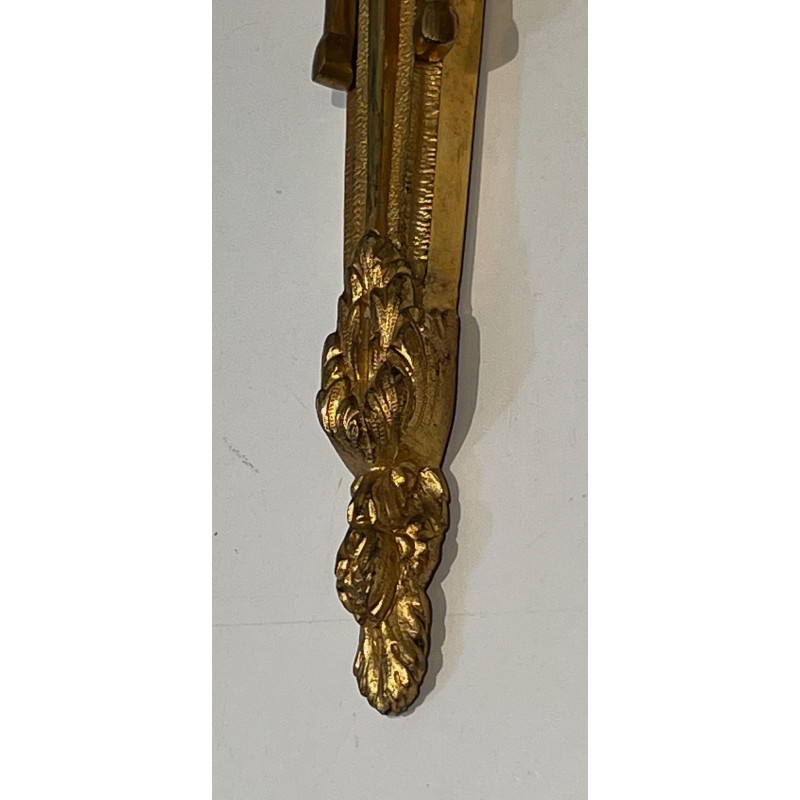 Set of Four Louis the 16th Style Bronze Wall Sconces