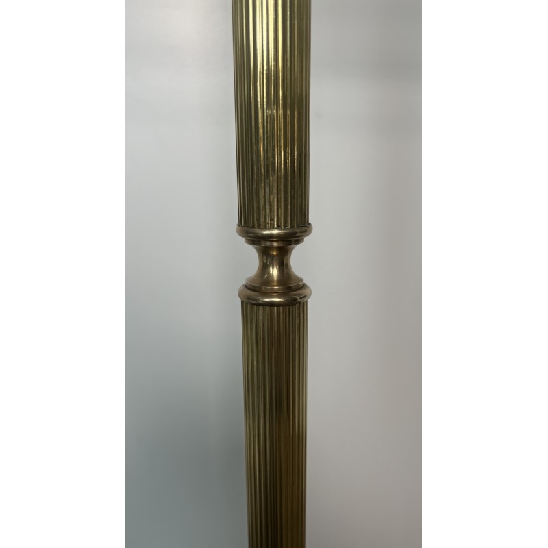 Neoclassical Brass and Wood Gentleman's Valet Stand, French Work, circa 1940