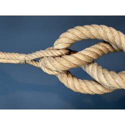 Rope Anchor Chandelier by Adrien Audoux & Frida Minet, French Work, circa 1950