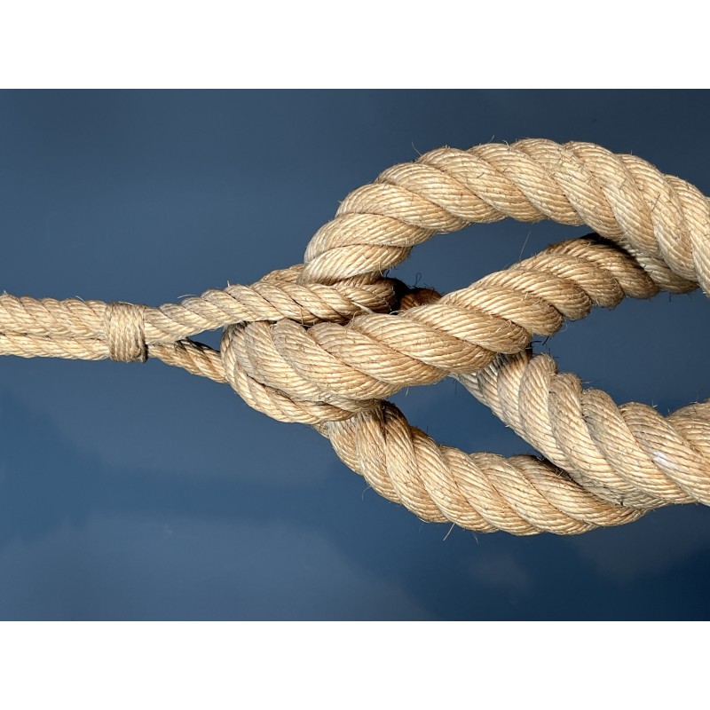 Rope Anchor Chandelier by Adrien Audoux & Frida Minet, French Work, circa 1950