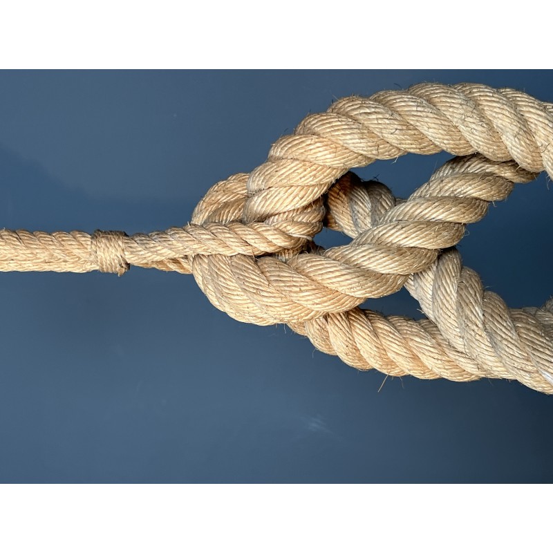 Rope Anchor Chandelier by Adrien Audoux & Frida Minet, French Work, circa 1950