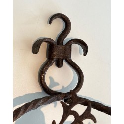 Pair of Wrought Iron Wall lights Showing Animals