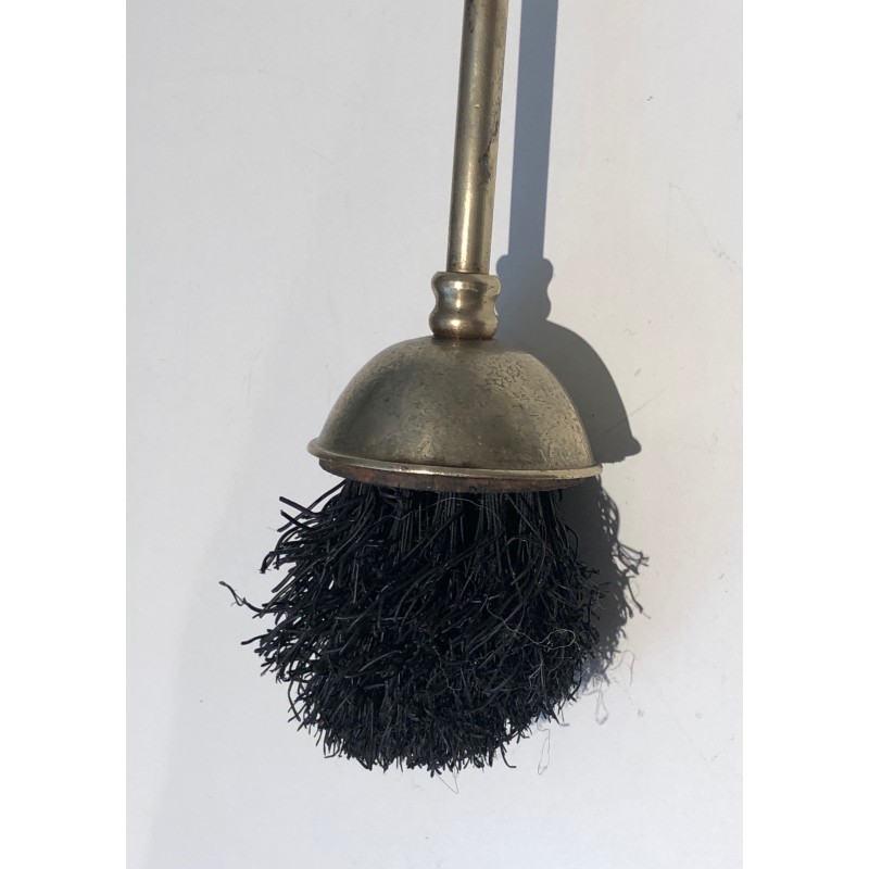 Nécessaire de Feu en Laiton de Style Néoclassique, Travail Français, vers 1970