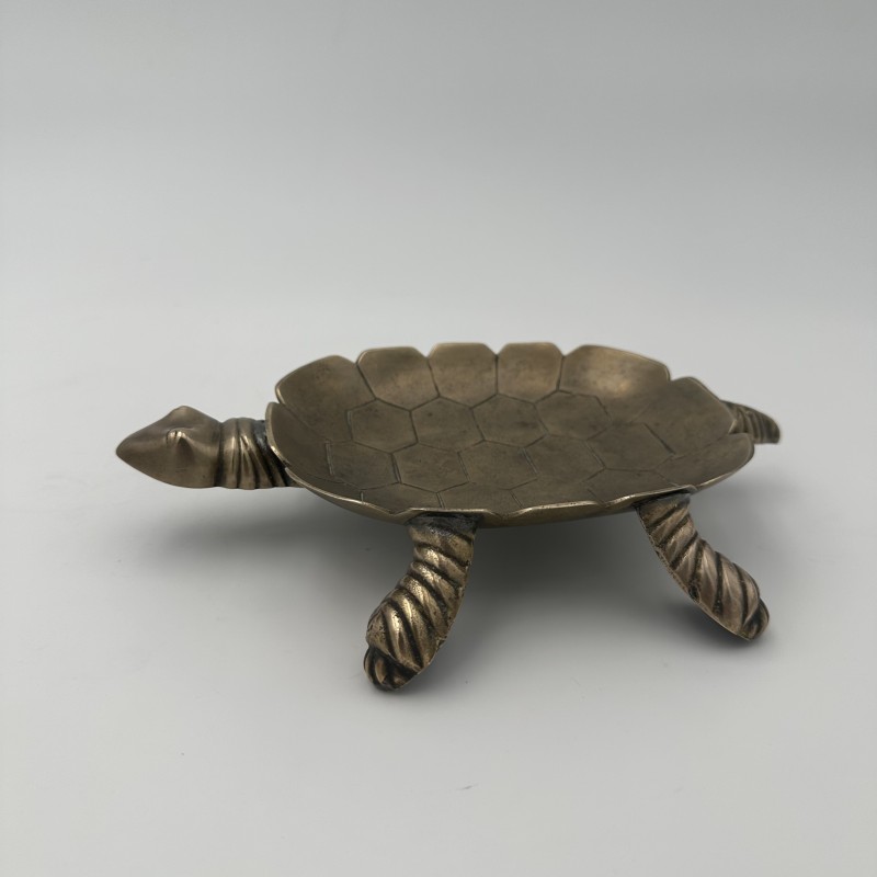 Brass Turtle Vide-Poche, French Work, circa 1970
