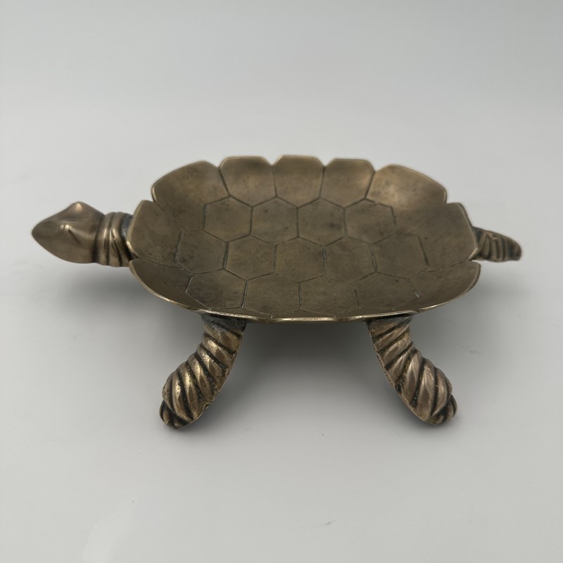 Brass Turtle Vide-Poche, French Work, circa 1970