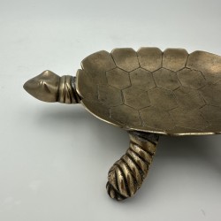 Brass Turtle Vide-Poche, French Work, circa 1970