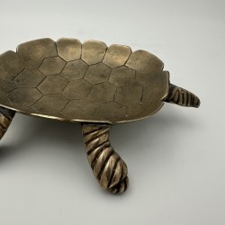 Brass Turtle Vide-Poche, French Work, circa 1970