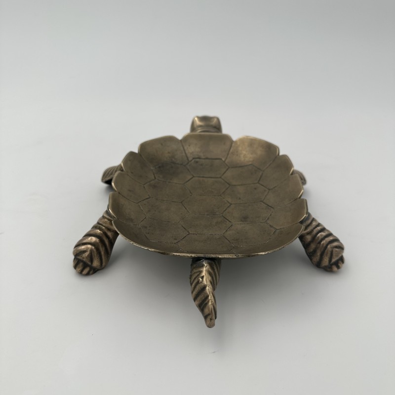 Brass Turtle Vide-Poche, French Work, circa 1970