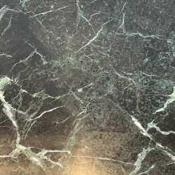 Table Basse Néoclassique en Laiton et Marbre Vert, Maison Jansen, Travail Français, vers 1940