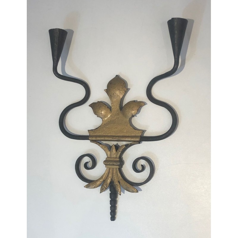 Wrought Iron Wall Light