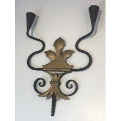 Wrought Iron Wall Light